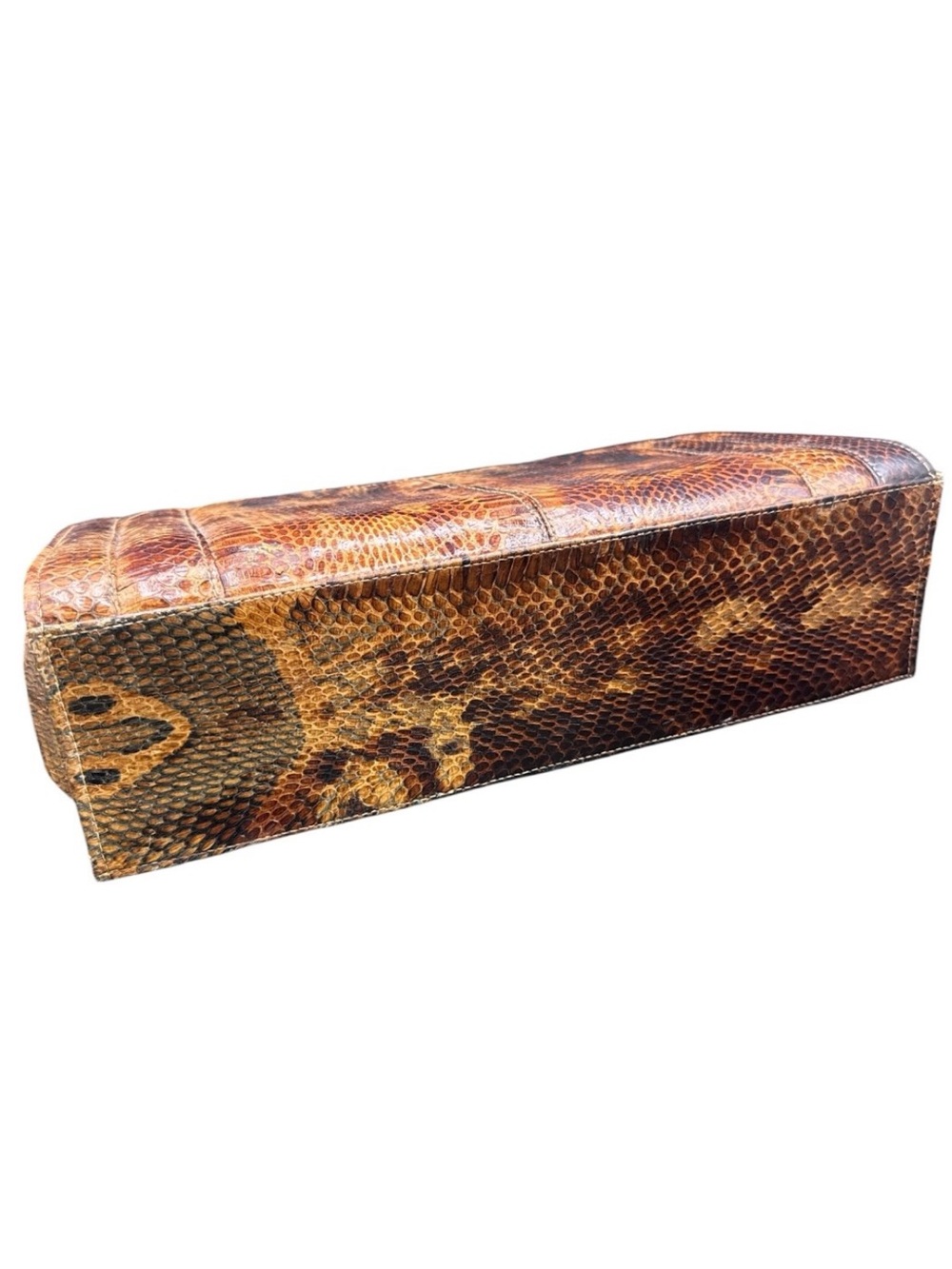 Vintage Genuine Cobra Snakeskin Crossbody Bag - Picture 4 of 16